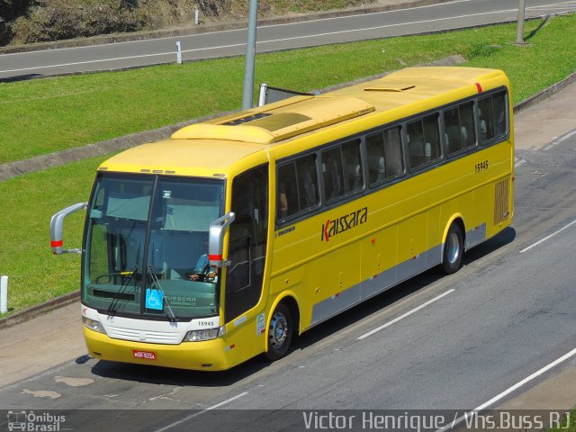 Kaissara - Viação Caiçara 15945 na cidade de Petrópolis, Rio de Janeiro, Brasil, por Victor Henrique. ID da foto: 4453680.