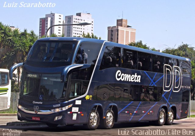 Viação Cometa 14301 na cidade de Curitiba, Paraná, Brasil, por Luiz Scarabotto . Número da foto: #4456027.