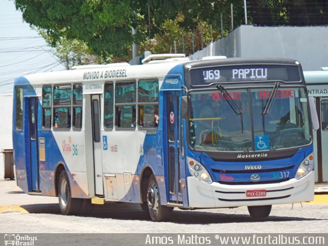 Viação Santa Cecília 36317 na cidade de Fortaleza, Ceará, Brasil, por Amós  Mattos. Número da foto: #4456105.