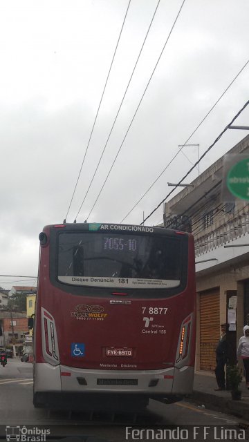 Transwolff Transportes e Turismo 7 8877 na cidade de São Paulo, São Paulo, Brasil, por Fernando Félix Ferreira Lima. Número da foto: #4455029.
