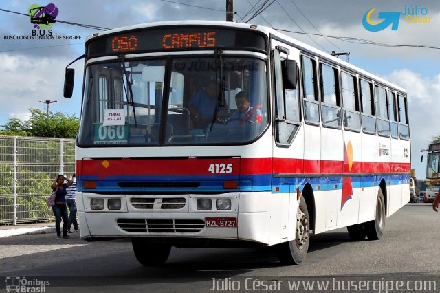 Transporte Tropical 4125 na cidade de Aracaju, Sergipe, Brasil, por Julio Cesar  Barbosa Martins. Número da foto: #4458732.