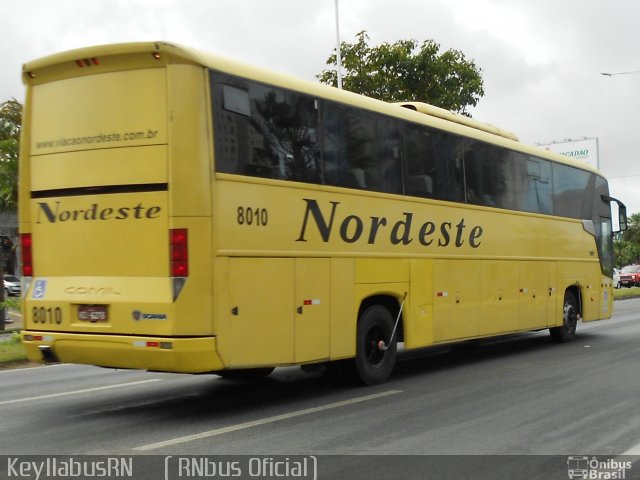 Viação Nordeste 8010 na cidade de Natal, Rio Grande do Norte, Brasil, por Keylla Pinto. Número da foto: #4458707.