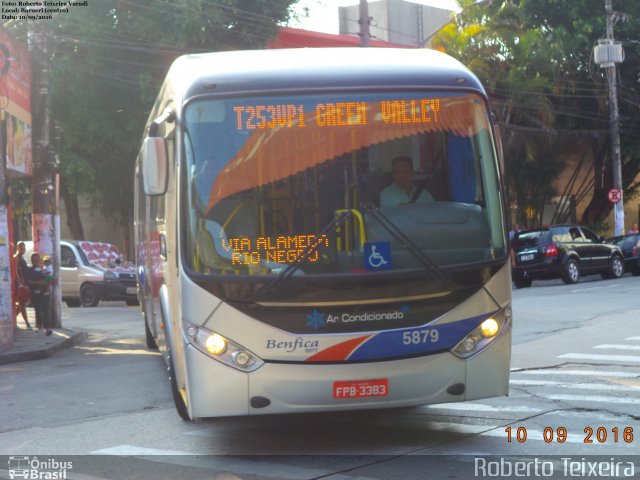 BBTT - Benfica Barueri Transporte e Turismo 5879 na cidade de Barueri, São Paulo, Brasil, por Roberto Teixeira. ID da foto: 4461009.