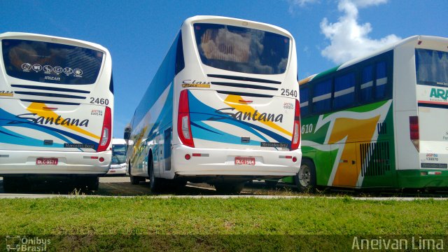 Empresas de Transportes Santana e São Paulo 2540 na cidade de Camaçari, Bahia, Brasil, por Aneivan Lima. ID da foto: 4459619.