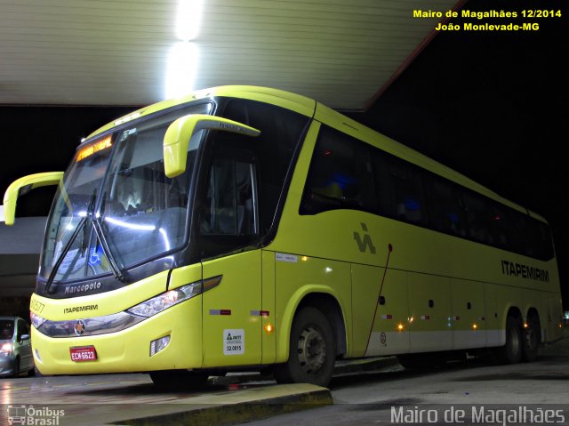 Viação Itapemirim 60577 na cidade de João Monlevade, Minas Gerais, Brasil, por Mairo de Magalhães. ID da foto: 4459892.