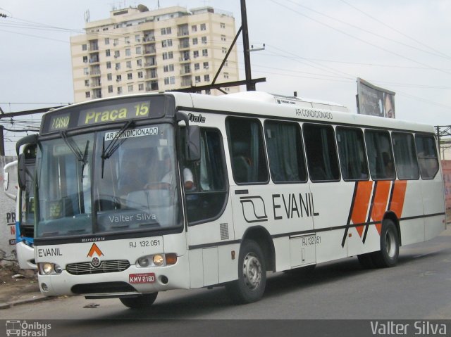Evanil Transportes e Turismo RJ 132.051 na cidade de Nova Iguaçu, Rio de Janeiro, Brasil, por Valter Silva. Número da foto: #4460197.