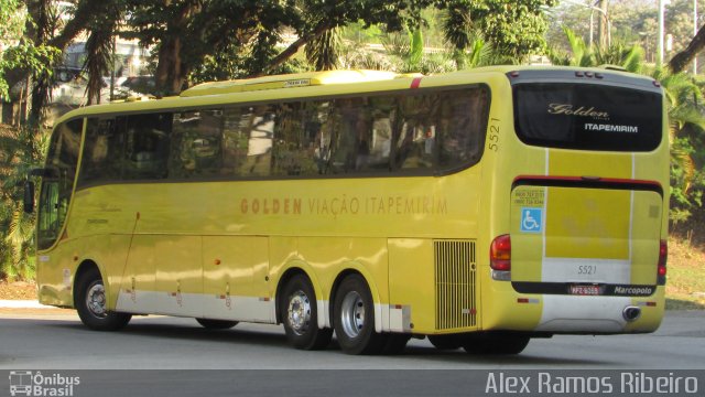 Viação Itapemirim 5521 na cidade de Taubaté, São Paulo, Brasil, por Alex Ramos Ribeiro. ID da foto: 4459197.