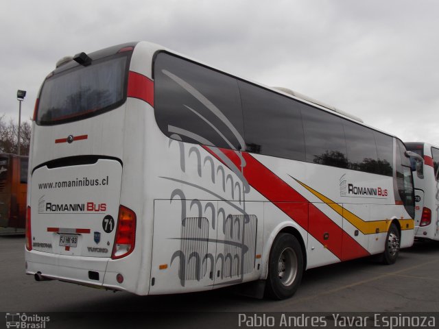 Romanini Bus 71 na cidade de Santa Cruz, Colchagua, Libertador General Bernardo O'Higgins, Chile, por Pablo Andres Yavar Espinoza. ID da foto: 4461652.