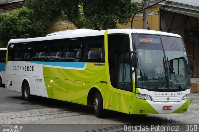 Costa Verde Transportes RJ 217.009 na cidade de Rio de Janeiro, Rio de Janeiro, Brasil, por Douglas Paternezi. Número da foto: #4462592.