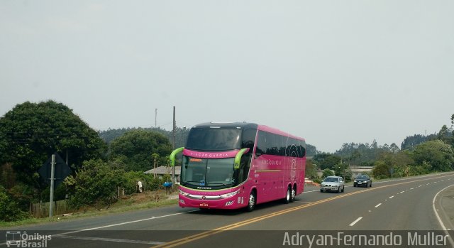 Viação Garcia 7219 na cidade de Ortigueira, Paraná, Brasil, por Adryan Fernando Muller. Número da foto: #4461922.