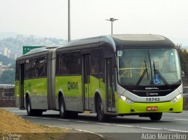 São Dimas Transportes 10743 na cidade de Belo Horizonte, Minas Gerais, Brasil, por Adão Raimundo Marcelino. ID da foto: 4463502.