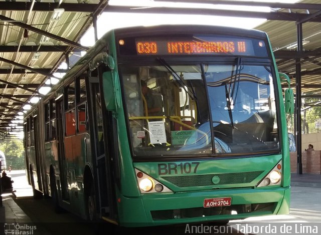 Transporte Coletivo Glória BR107 na cidade de Curitiba, Paraná, Brasil, por Anderson Taborda de Lima. ID da foto: 4463912.