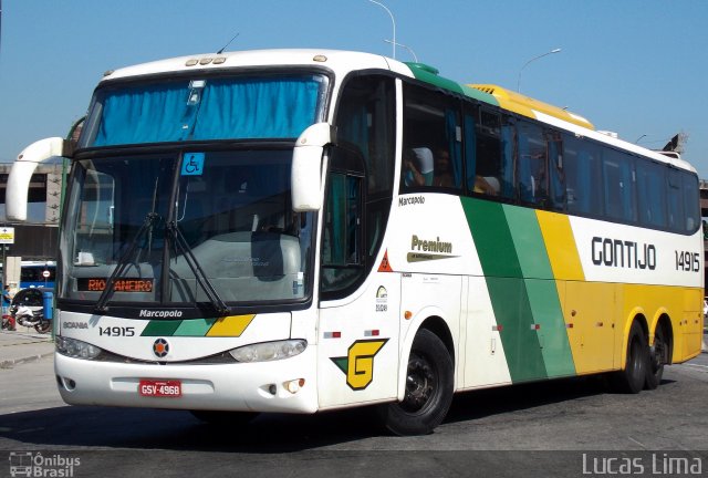 Empresa Gontijo de Transportes 14915 na cidade de Rio de Janeiro, Rio de Janeiro, Brasil, por Lucas Lima. Número da foto: #4463326.