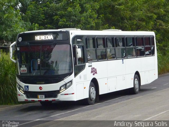 ABA - Autobuses Barrantes Araya 53 na cidade de San Francisco, Heredia, Heredia, Costa Rica, por Andrey Segura Solís. Número da foto: #4464580.