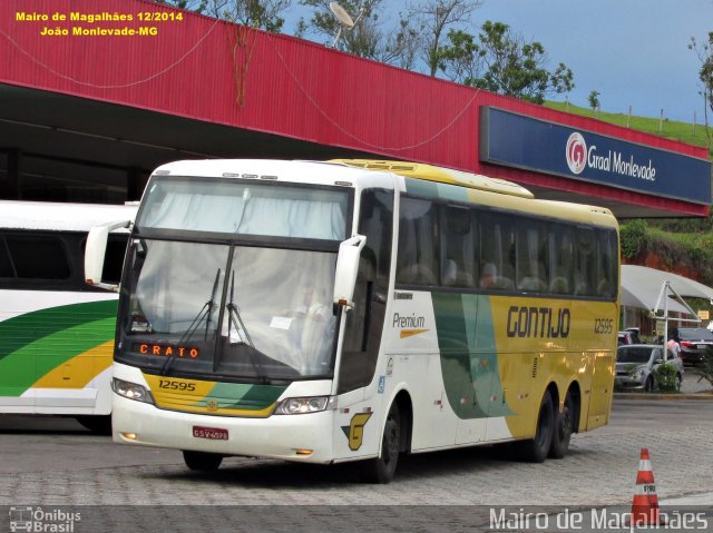 Empresa Gontijo de Transportes 12595 na cidade de João Monlevade, Minas Gerais, Brasil, por Mairo de Magalhães. Número da foto: #4464838.