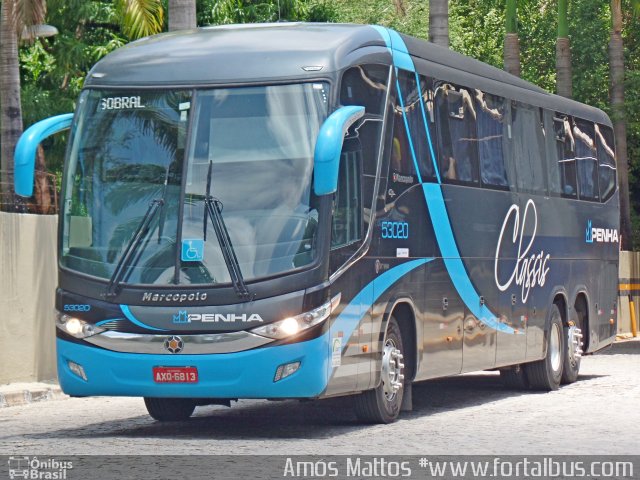 Empresa de Ônibus Nossa Senhora da Penha 53020 na cidade de Fortaleza, Ceará, Brasil, por Amós  Mattos. ID da foto: 4465988.