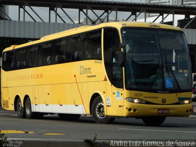 Viação Itapemirim 8659 na cidade de Rio de Janeiro, Rio de Janeiro, Brasil, por André Luiz Gomes de Souza. ID da foto: 4466253.