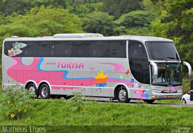 Turisa Turismo 10020 na cidade de Santa Maria, Rio Grande do Sul, Brasil, por Matheus Etges. Número da foto: #4465365.