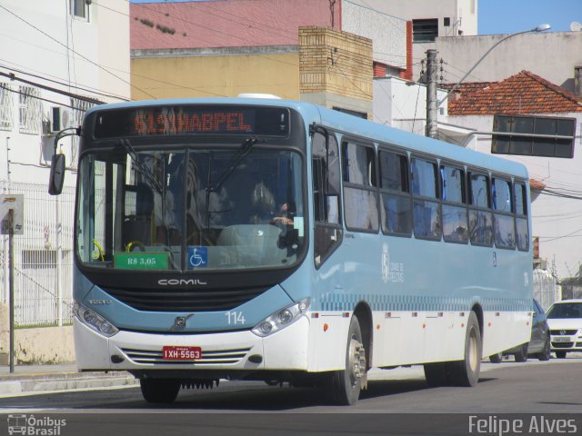 Empresa Auto Viação Santa Rosa 114 na cidade de Pelotas, Rio Grande do Sul, Brasil, por Felipe Alves. Número da foto: #4466667.