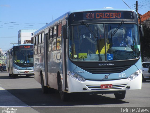 Transportes Santa Maria 615 na cidade de Pelotas, Rio Grande do Sul, Brasil, por Felipe Alves. ID da foto: 4466651.