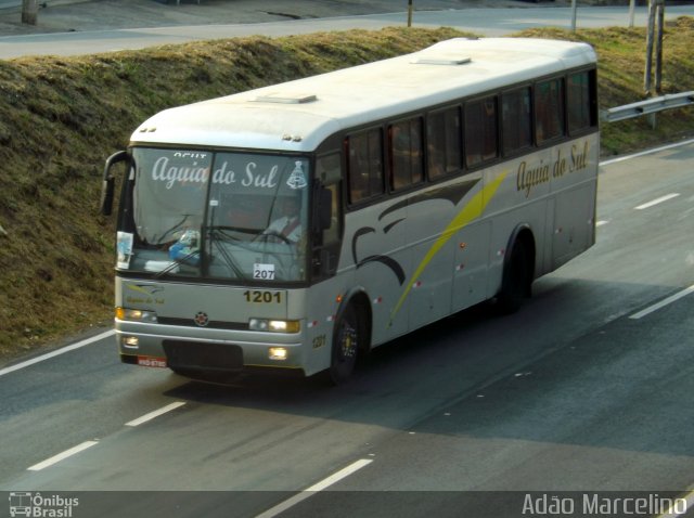 Águia do Sul Turismo 1201 na cidade de Belo Horizonte, Minas Gerais, Brasil, por Adão Raimundo Marcelino. Número da foto: #4468279.