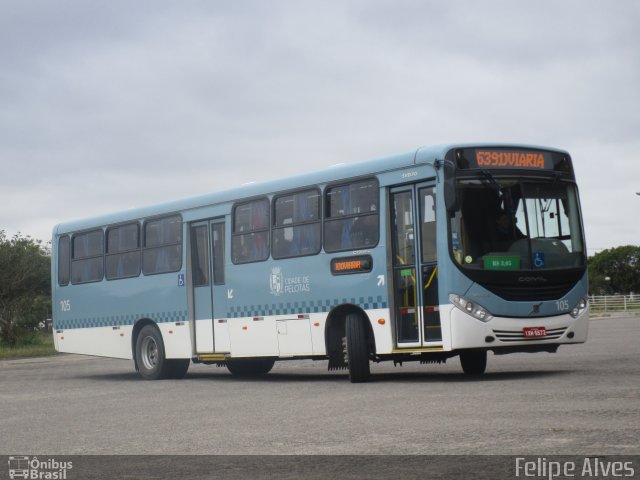 Empresa Auto Viação Santa Rosa 105 na cidade de Pelotas, Rio Grande do Sul, Brasil, por Felipe Alves. Número da foto: #4466696.