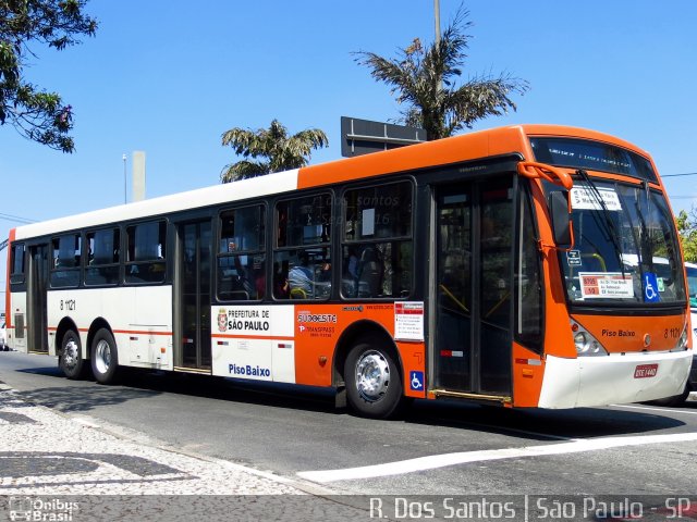 TRANSPPASS - Transporte de Passageiros 8 1121 na cidade de São Paulo, São Paulo, Brasil, por Rafael Santos. ID da foto: 4468052.