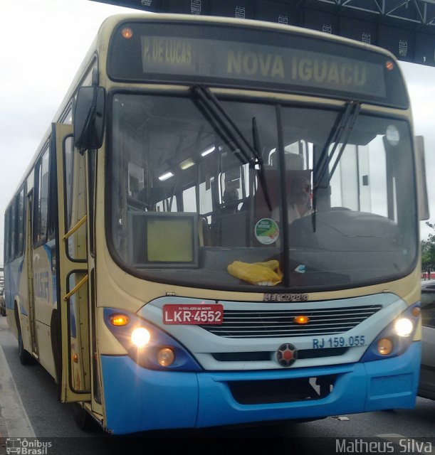 Master Transportes Coletivos de Passageiros RJ 159.055 na cidade de Nova Iguaçu, Rio de Janeiro, Brasil, por Matheus Silva. Número da foto: #4466749.