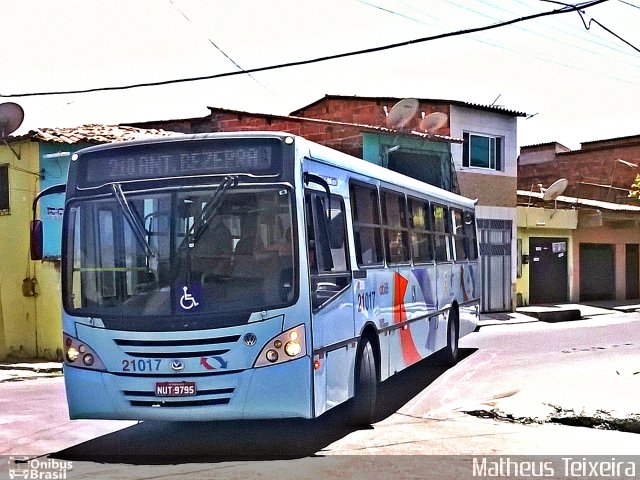 Aliança Transportes Urbanos 21017 na cidade de Fortaleza, Ceará, Brasil, por Matheus Lima Teixeira. Número da foto: #4467810.