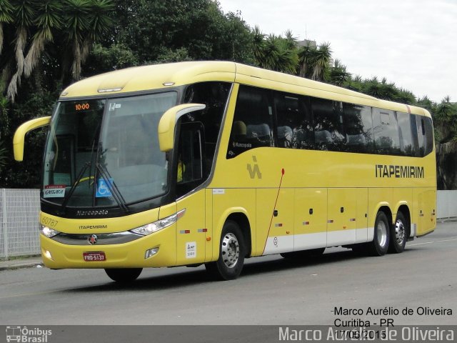 Viação Itapemirim 60787 na cidade de Curitiba, Paraná, Brasil, por Marco Aurélio de Oliveira. Número da foto: #4467069.