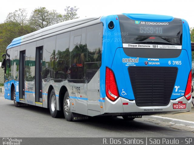 Viação Paratodos > São Jorge > Metropolitana São Paulo > Mobibrasil 6 3165 na cidade de São Paulo, São Paulo, Brasil, por Rafael Santos. Número da foto: #4466729.