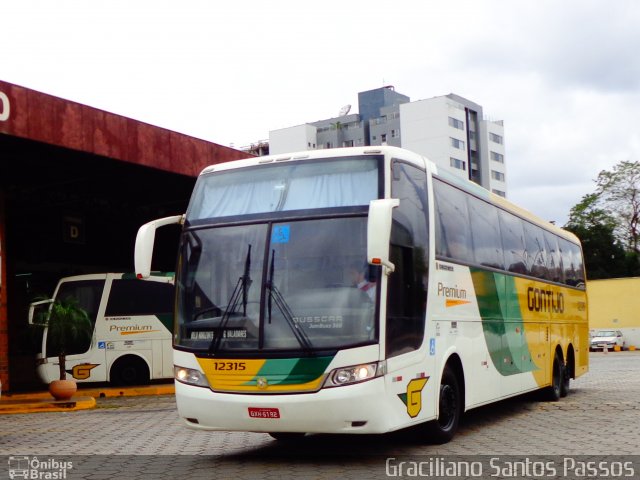 Empresa Gontijo de Transportes 12315 na cidade de Coronel Fabriciano, Minas Gerais, Brasil, por Graciliano Santos Passos. ID da foto: 4467811.