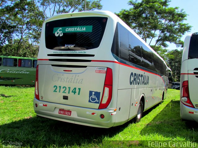 Expresso Cristália 212141 na cidade de Pirassununga, São Paulo, Brasil, por Felipe Carvalho. Número da foto: #4468670.