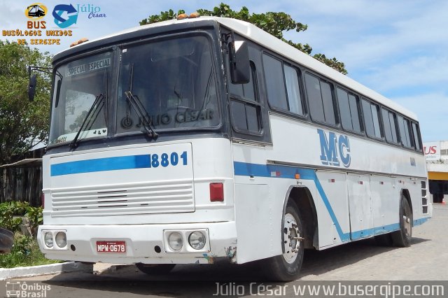 MC Tur 8801 na cidade de Aracaju, Sergipe, Brasil, por Julio Cesar Barbosa Martins. Número da foto: #4470676.