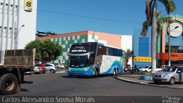 Expresso Satélite Norte 13600 na cidade de Barra do Garças, Mato Grosso, Brasil, por Carlos Alexsandro Sousa Morais. ID da foto: 4471665.