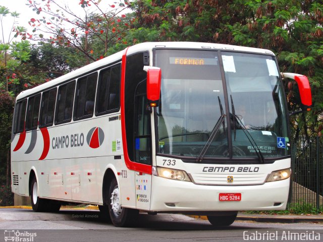 Viação Campo Belo - VCB Transportes 733 na cidade de São Paulo, São Paulo, Brasil, por Gabriel Almeida. Número da foto: #4472194.