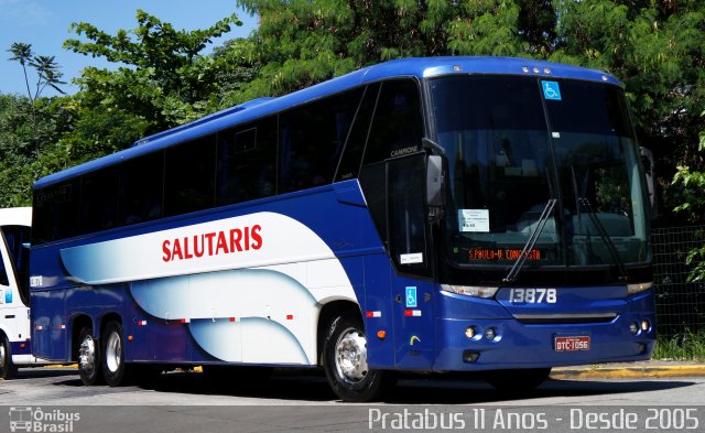 Viação Salutaris e Turismo 13878 na cidade de São Paulo, São Paulo, Brasil, por Cristiano Soares da Silva. ID da foto: 4471817.