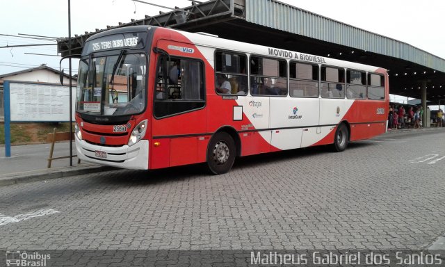 Itajaí Transportes Coletivos 2990 na cidade de Campinas, São Paulo, Brasil, por Matheus Gabriel dos Santos. Número da foto: #4472135.