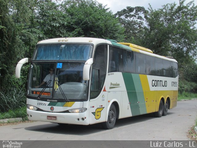 Empresa Gontijo de Transportes 17155 na cidade de Recife, Pernambuco, Brasil, por Luiz Carlos de Santana. ID da foto: 4472418.