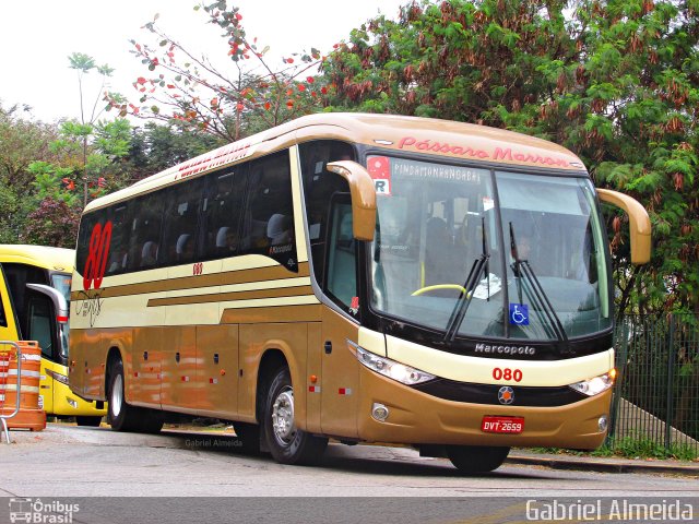Empresa de Ônibus Pássaro Marron 080 na cidade de São Paulo, São Paulo, Brasil, por Gabriel Almeida. Número da foto: #4472210.