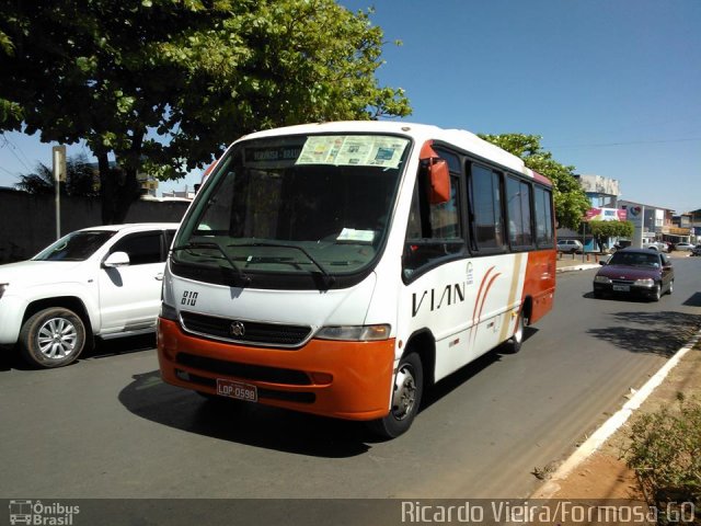 VIAN - Viação Anapolina 810 na cidade de Formosa, Goiás, Brasil, por Ricardo Vieira. ID da foto: 4430831.