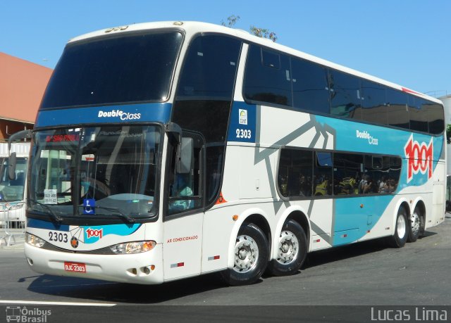 Auto Viação 1001 2303 na cidade de Rio de Janeiro, Rio de Janeiro, Brasil, por Lucas Lima. Número da foto: #4432144.