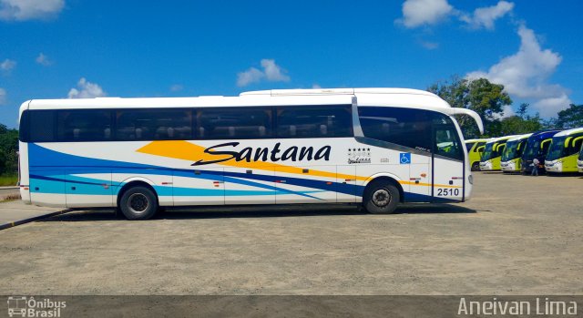 Empresas de Transportes Santana e São Paulo 2510 na cidade de Camaçari, Bahia, Brasil, por Aneivan Lima. ID da foto: 4430732.