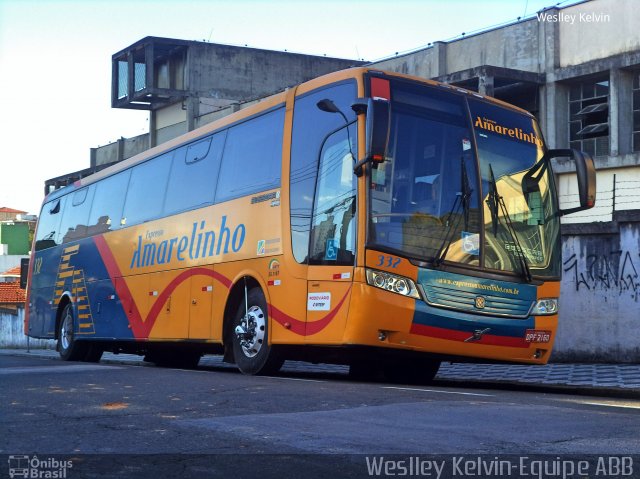 Expresso Amarelinho 332 na cidade de Sorocaba, São Paulo, Brasil, por Weslley Kelvin Batista. Número da foto: #4431195.