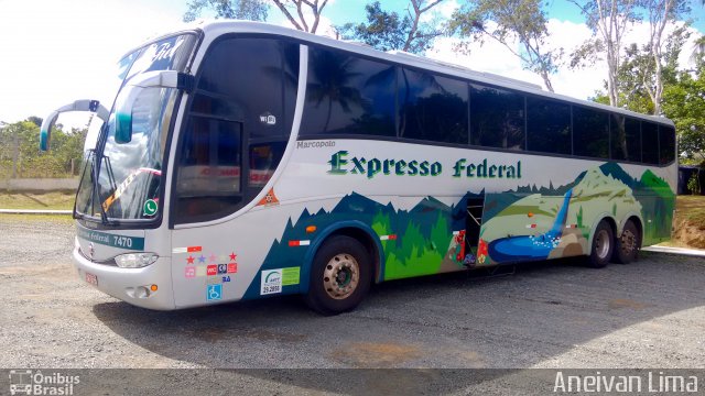 Expresso Federal 7470 na cidade de Camaçari, Bahia, Brasil, por Aneivan Lima. Número da foto: #4431825.