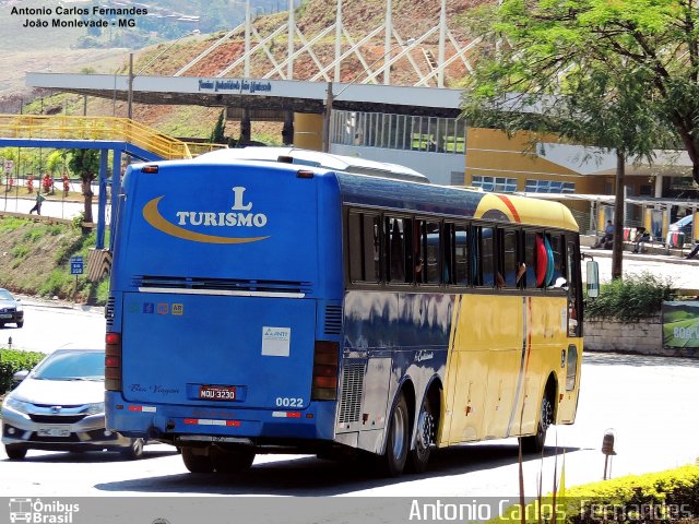 Ônibus Particulares 0022 na cidade de João Monlevade, Minas Gerais, Brasil, por Antonio Carlos Fernandes. Número da foto: #4432464.