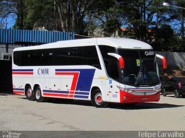 CMW Transportes 1078 na cidade de Bragança Paulista, São Paulo, Brasil, por Felipe Carvalho. ID da foto: 4432852.