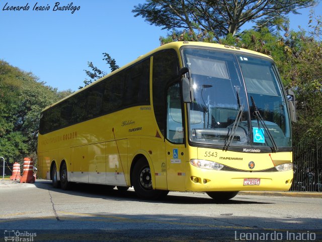 Viação Itapemirim 5543 na cidade de São Paulo, São Paulo, Brasil, por Leonardo Inacio . ID da foto: 4432003.