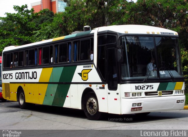 Empresa Gontijo de Transportes 10275 na cidade de São Paulo, São Paulo, Brasil, por Leonardo Fidelli. ID da foto: 4475108.