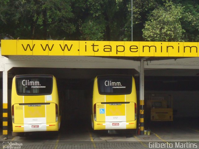 Viação Itapemirim 9707 na cidade de Cachoeiro de Itapemirim, Espírito Santo, Brasil, por Gilberto Martins. Número da foto: #4475444.